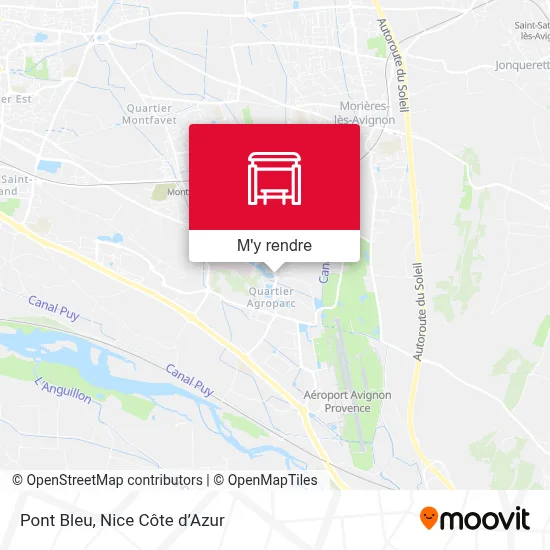 Pont Bleu plan