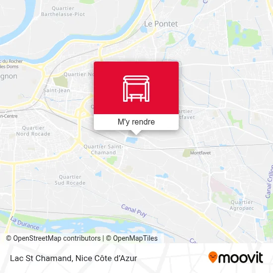 Lac St Chamand plan