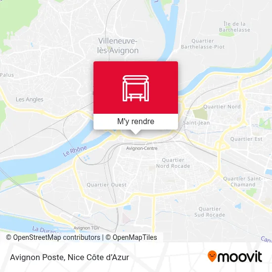 Avignon Poste plan