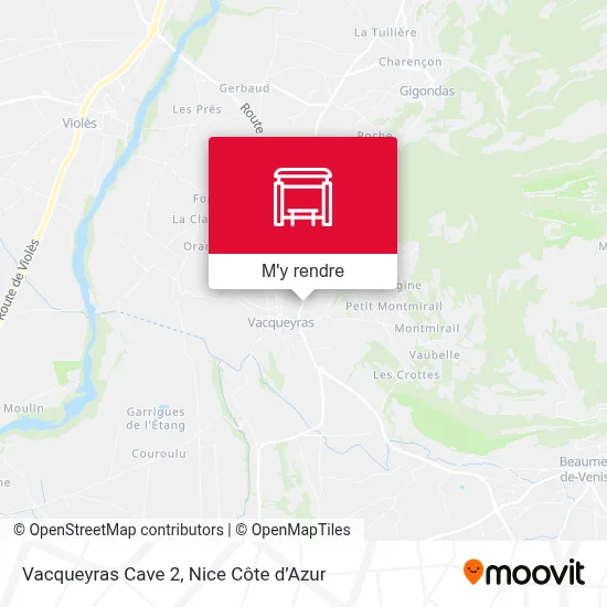 Vacqueyras Cave 2 plan