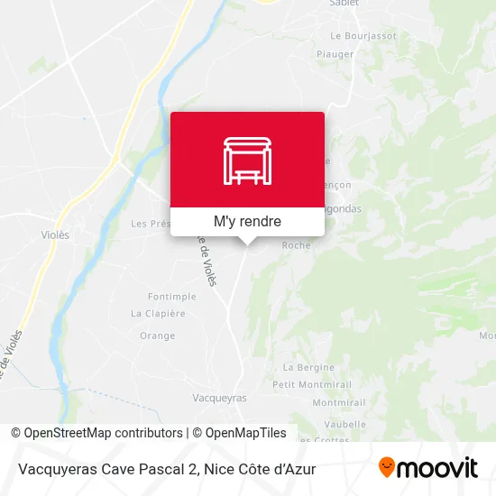 Vacquyeras Cave Pascal 2 plan