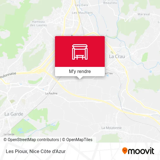 Les Pioux plan