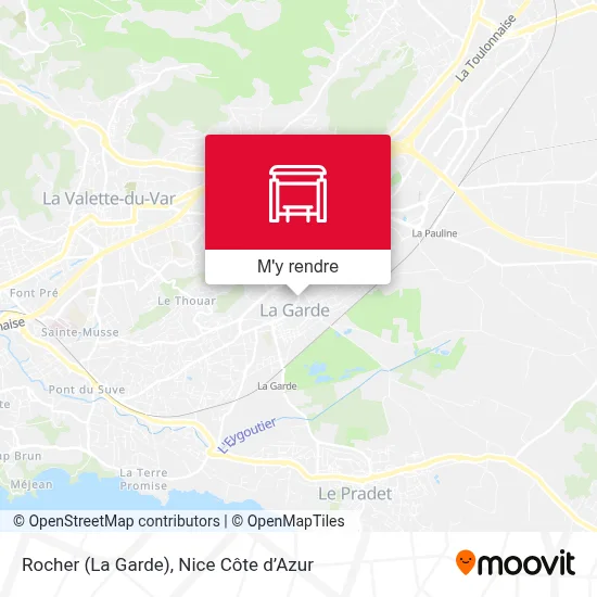 Rocher (La Garde) plan