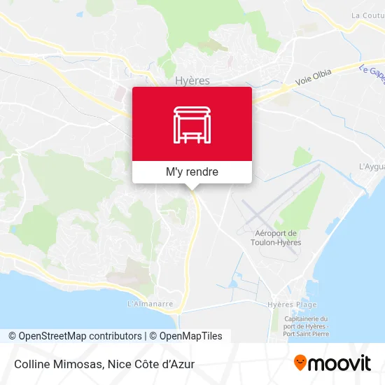 Colline Mimosas plan