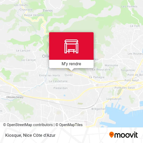 Kiosque plan