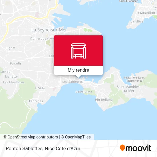 Ponton Sablettes plan