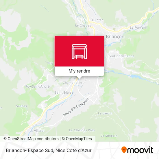 Briancon- Espace Sud plan
