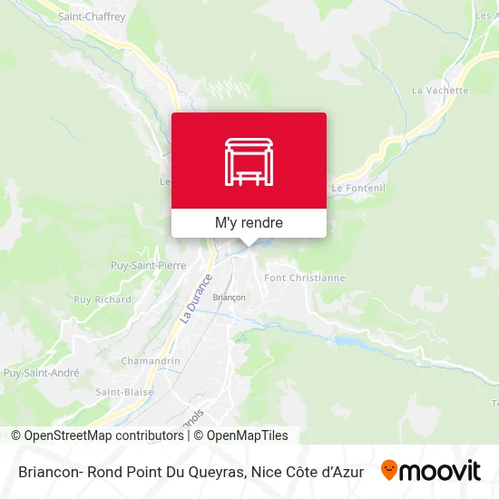 Briancon- Rond Point Du Queyras plan