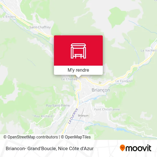 Briancon- Grand'Boucle plan