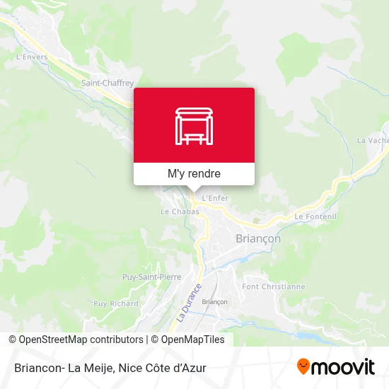 Briancon- La Meije plan