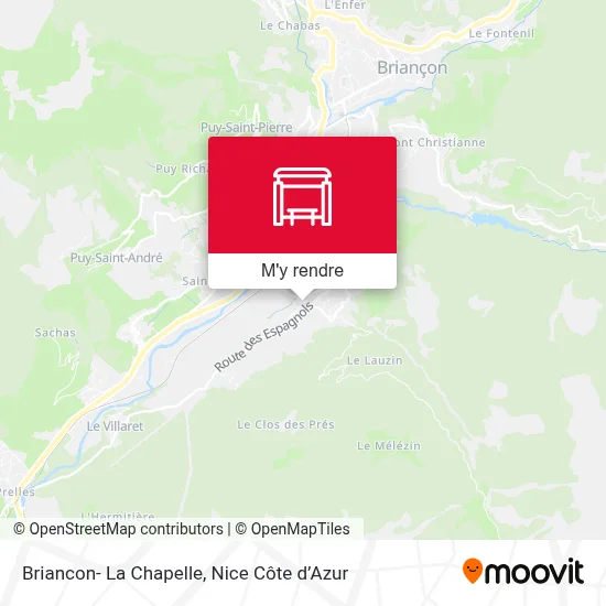 Briancon- La Chapelle plan