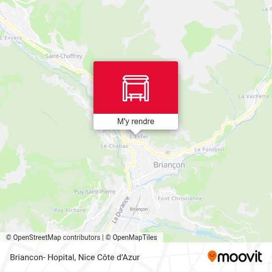 Briancon- Hopital plan