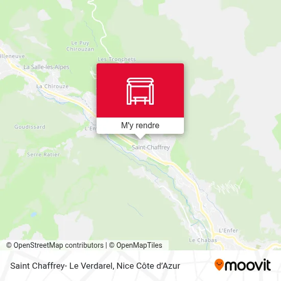 Saint Chaffrey- Le Verdarel plan