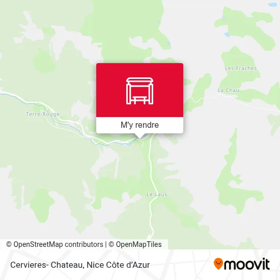 Cervieres- Chateau plan