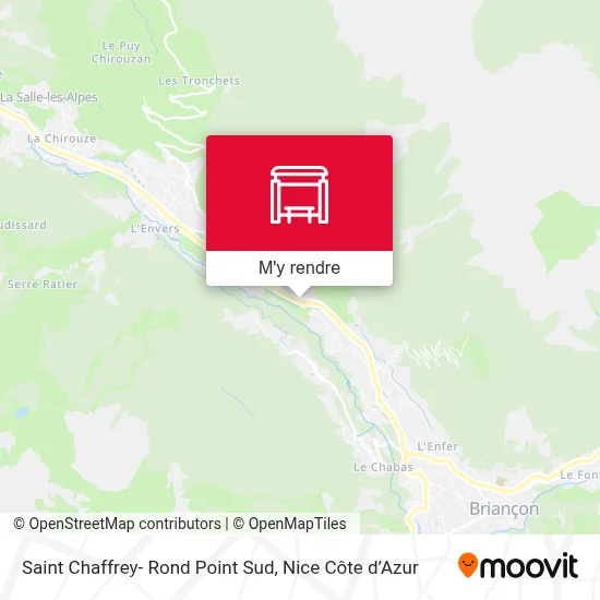 Saint Chaffrey- Rond Point Sud plan