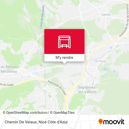 Chemin De Velaux plan