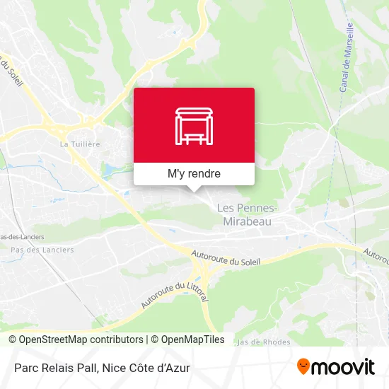 Parc Relais Pall plan