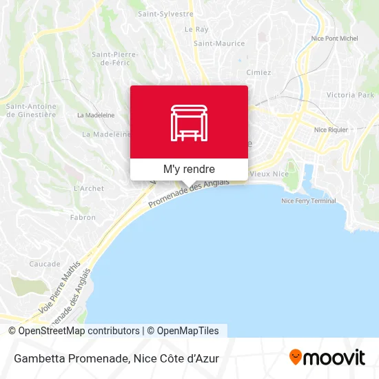 Gambetta Promenade plan