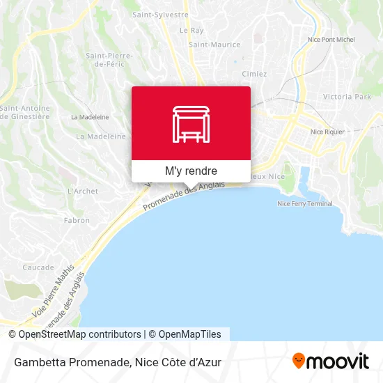 Gambetta Promenade plan