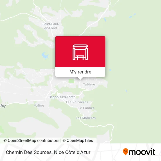 Chemin Des Sources plan