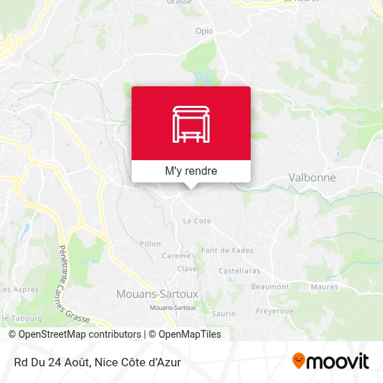 Rd Du 24 Août plan