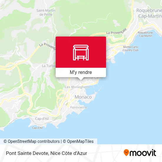 Pont Sainte Devote plan