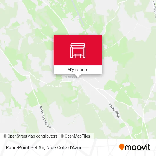 Rond-Point Bel Air plan