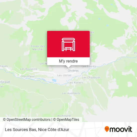 Les Sources Bas plan