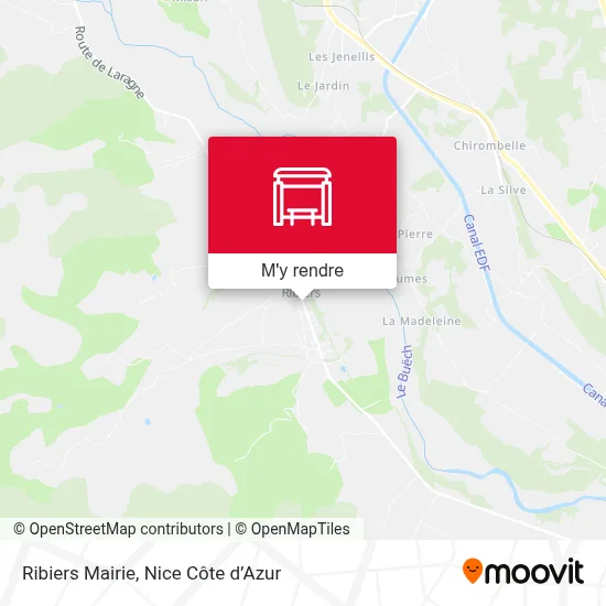 Ribiers Mairie plan
