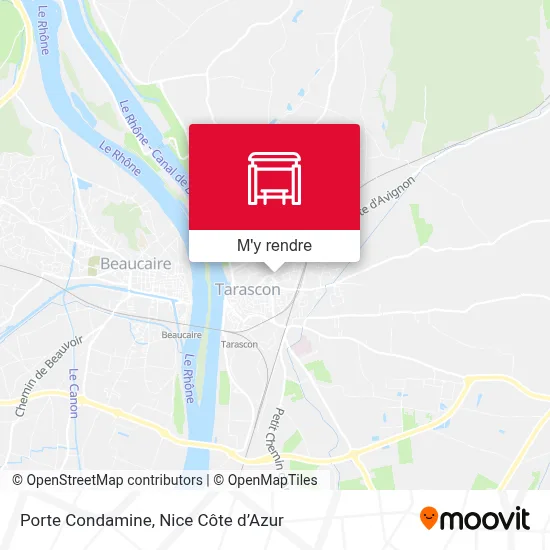 Porte Condamine plan