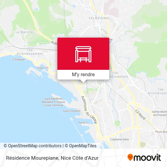 Résidence Mourepiane plan