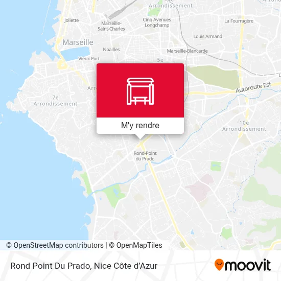 Rond Point Du Prado plan