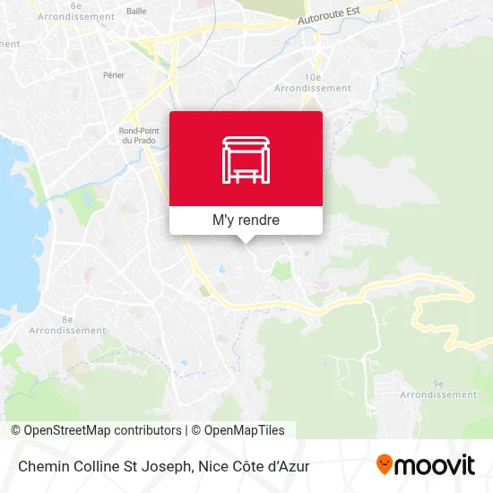 Chemin Colline St Joseph plan