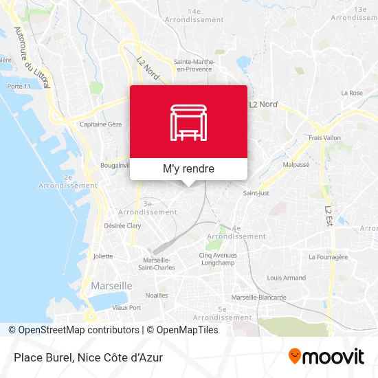 Place Burel plan