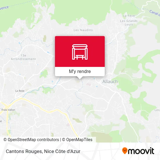 Cantons Rouges plan