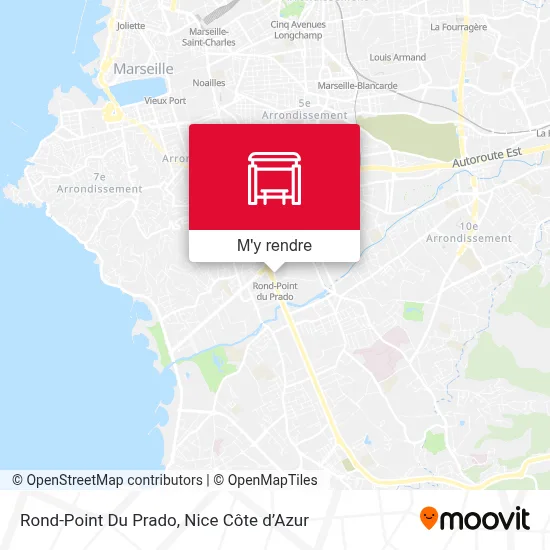 Rond-Point Du Prado plan