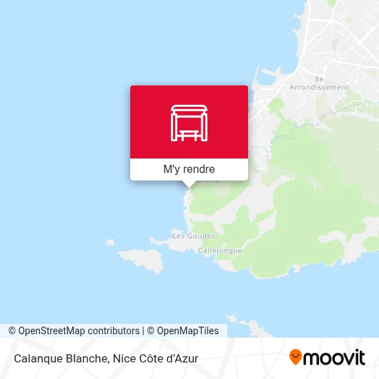 Calanque Blanche plan
