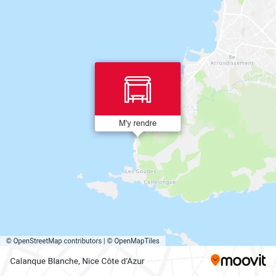 Calanque Blanche plan