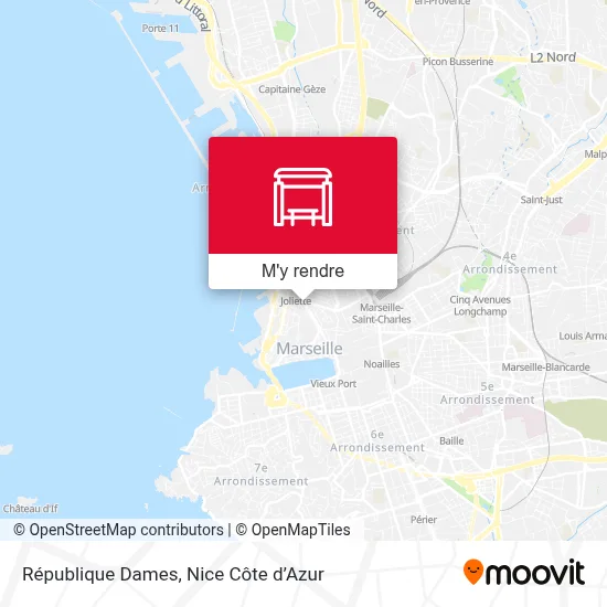 République Dames plan