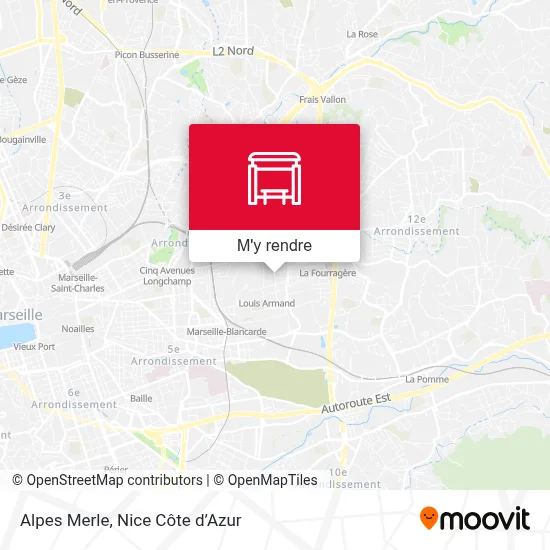 Alpes Merle plan
