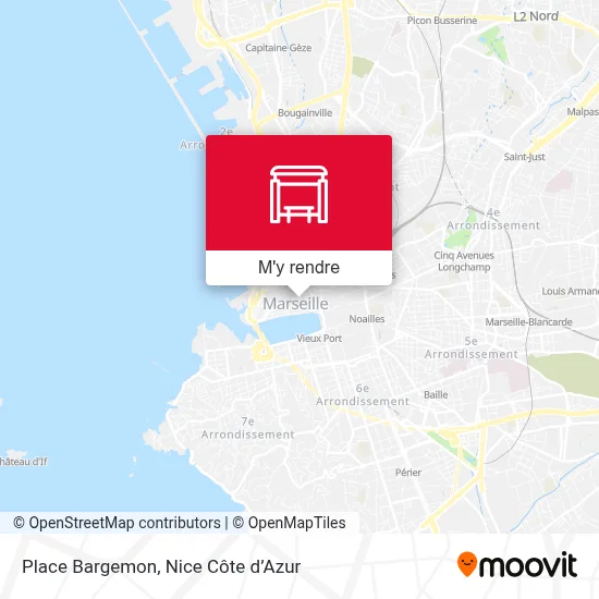 Place Bargemon plan