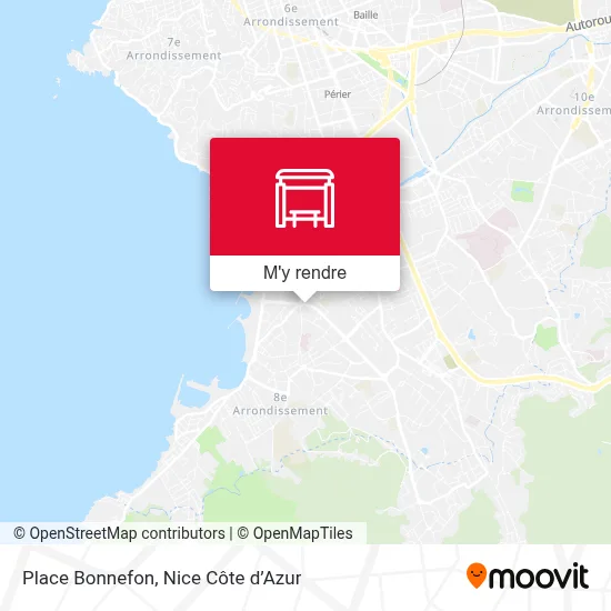 Place Bonnefon plan