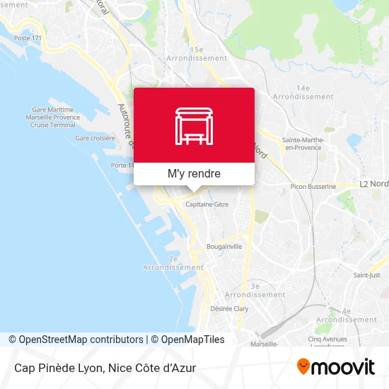 Cap Pinède Lyon plan