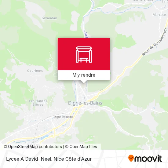 Lycee A David- Neel plan