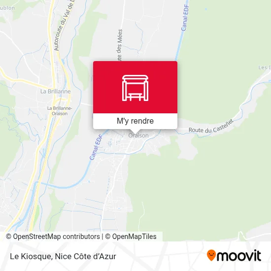 Le Kiosque plan