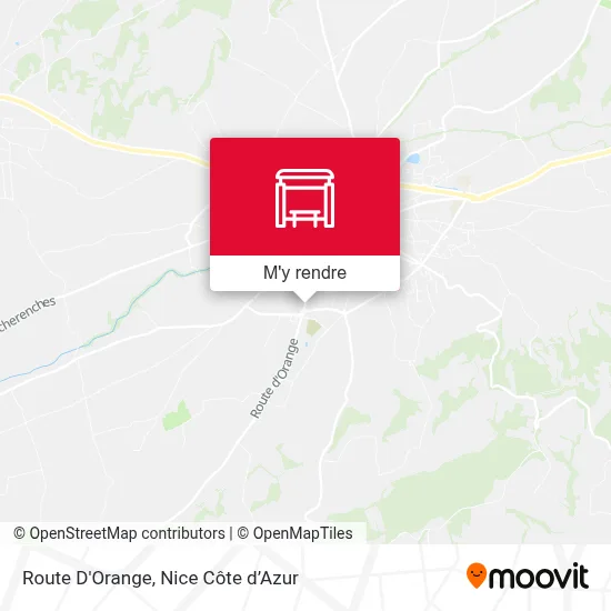 Route D'Orange plan