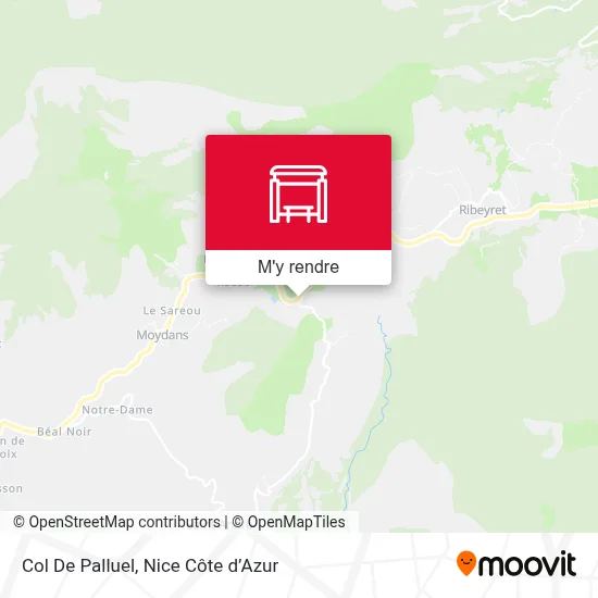 Col De Palluel plan