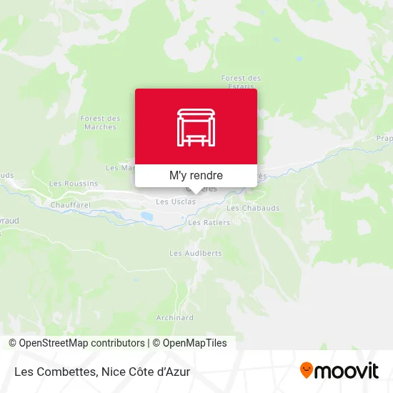 Les Combettes plan