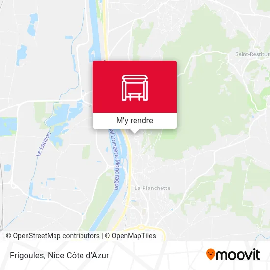 Frigoules plan