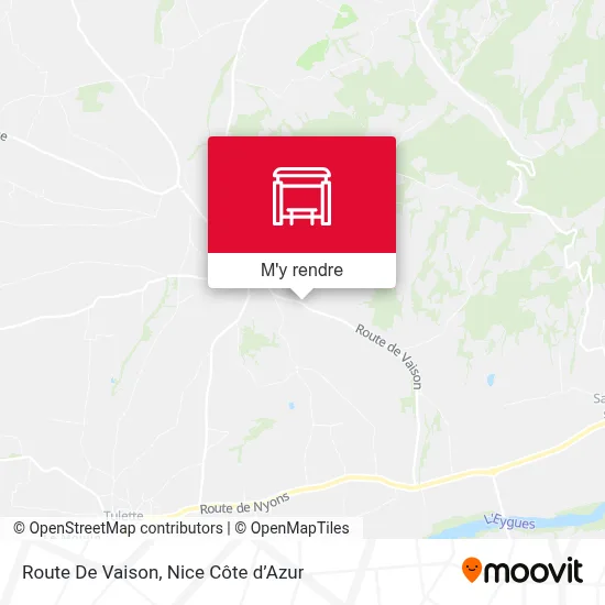 Route De Vaison plan